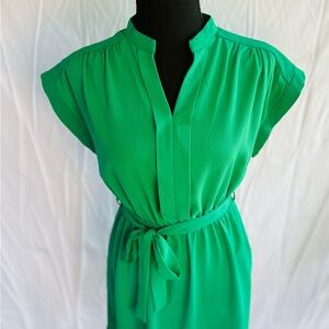 Monteau Green Mini Dress